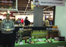 Dutch Cranberry Group BV werd op de beurs vertegenwoordigd door Marc Versteeve.