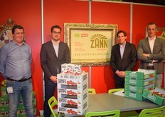 Erwin Mijnsbergen, Patrick de Schepper, Bart Italie en Rob Wubben van Bio-Center Zann.