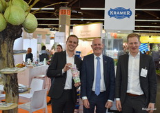 Zeger Groot, Gerrie Groot en Dirk Kramer. Voor het eerst op de Biofach voor het promoten van gefermenteerde topics.