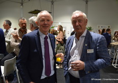 George Franke van de Nederlandse Tuinbouwraad en Kees Wantenaar van GroentenFruit Huis