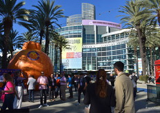 Het Grand Plaza en het Anaheim congrescentrum.