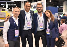 Federico Albonetti, Nour Abdrabbo, Marco Castagnoli en Lucia Minguzzi met Unitec.