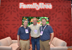 Doug Ensz, Andy Muxlow en Brenton Helm van Family Tree Farms.