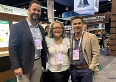 Steve Kuhn, Luz Bravo en Mark Sato van Fortune Growers