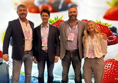 Lee Kimball, Byron Massey, Brian Deese en Reagan Salyers van Somerfield Farms