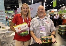 Kaari Stannard en John Cushing van New York Apple Sales Inc.