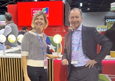 Karen Brux en Ivan Marbio van Frutas de Chile.