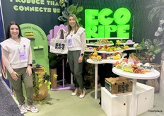 Katalina Moreno en Isabel Hurtado van Ecoripe Tropicals.