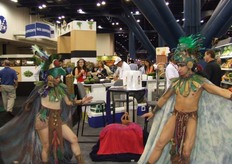 Traditionele krijgers in stand Guatemala