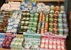 Allemaal variaties met knoflook.