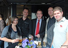 Konstanze Richter Fruchthandel Magazin, Jeffrey Bazen Mehadrin, Reinhard Meyer Krohn, Karl-Jürgen Voigt Univeg en Sander Venema Mehadrin