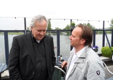 De heren van Roveg Hans Klootwijk en Herold Hage