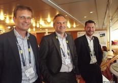 Andreas Hilken, Martin Reichner en Benjamin Sielk van Schenker.