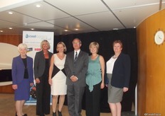 Het Cool Logistics Team met Helen Coffey, Rachel White, Annelies Theodorou, Alex von Stempel, Holly Thompson en Anne Williams.