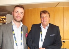 Steve Alaerts van Foodcareplus met Marc Rooms - Lancaster.