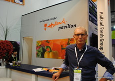 Dick Willems van RD Produce, dit jaar als bezoeker aanwezig op de beurs.