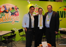 Fabrízio Torres (Torres Tropical Fresh), Nick Nafpliotis (Greek and Fresh) en Edward Koemans van Davis Europe.