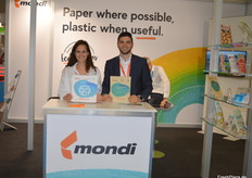 Anna Sidorova en Thomas Lunz van het Oostenrijkse Mondi