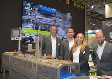 Ulli Held, Tom Joosten, Denis Baths en Maikel van Wiggen van JASA.