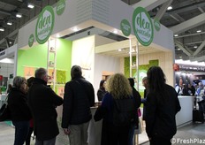 De stand met spreads van het merk Deanocciola stond altijd vol.