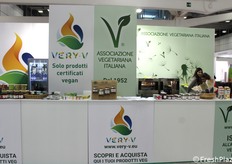 De stand van Very-V/Associazione Vegetariana Italiana