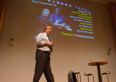 Trendwatcher Rob Creemers was ook zo vrij om zijn visie op de toekomst te delen met de aanwezigen.