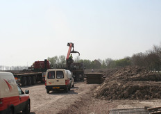 Werkzaamheden bij kwekerij Helderman.