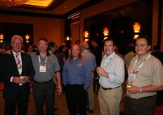 Piet Boon met de heren van British Airways