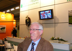 De immer vrolijke Ad van der Werf van Schreurs Plantenkwekerij
