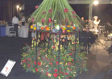 Een creatie van tuinbouwproducten