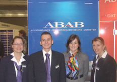 Judith Verboeket, Maarten van den Linde, Marjolijn de Ridder en Hanneke Keus van de ABAB Groep.