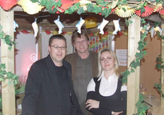 Uitzendgroep Sun-Power: v.l.n.r. André Vreugdenhil, Huub Coenen en Ania Osinska.