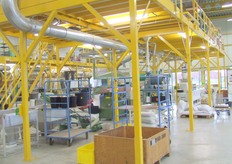 Overzichtsfoto van de zaadsortering.