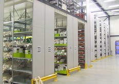 De geconditioneerde opslagruimte met een constante temperatuur en luchtvochtigheid.