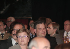 Peter van Osch van Veiling Zaltbommel en Rian Verwoert van Fruitmasters waren ook naar Hoogstraten afgereisd.