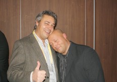 Het was erg gezellig op de AGF Kennis(dag) en dus werd het een beetje laat... niet waar Henk?