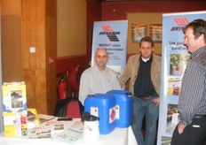 Het verkoopteam van Brinkman, Andre Tieleman, Joris van der Velden en Kees van Gils