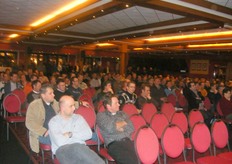 De grote zaal was goed bezet