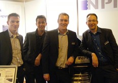 De mannen van NPI: Erik van der Geest, Arjen van Dijk, Matthijs Kemperink en Tjerk van der Velde.