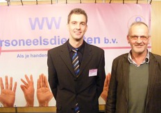 Patrick Middeljans en Fred van Klink van WW Personeelsdiensten
