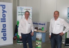 Leo van Staalduinen van Gartenbau Versicherung en Arjan van den Berg van Delta lloyd