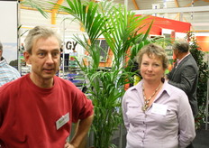 Mike de Looze en Ria Verboom van ICEM, dat de beurs organiseerde.