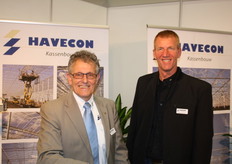 Henk in't Veen en Angelo van der Hoeven van Havecon Kassenbouw