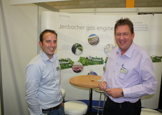 Johan Vreugdenhil en Ronald Hijdra van GE Jenbacher