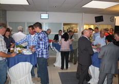 Een lopend buffet kunnen de tuinders over het algemeen wel waarderen