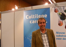 Een altijd opgewekte Thiark Sietzema in de stand.