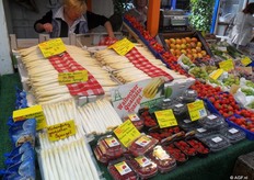 De doeken worden goed natgehouden