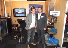 Jeff van den Bogert van Lightshine Cleaning en Sjors de Bruijn van JB Pompen