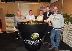 Jan Gipmans, Jochen Bourquin, Enrst Rutten, Piet Appelman en Charles van Dijk van Gipmans