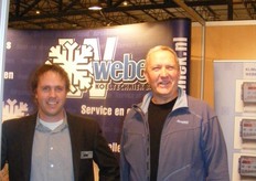 Sam Heemskerk (l) van Weber Koeltechniek bv